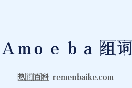 Amoeba组词是什么意思的图片